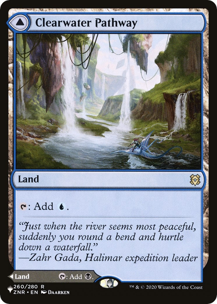 Image for Clearwater Pathway (260) (LIST) - Magic: The Gathering