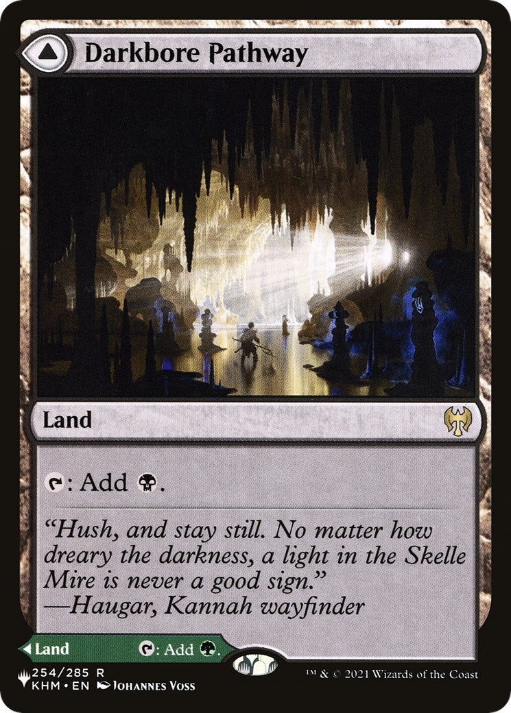 Image for Darkbore Pathway (254) (LIST) - Magic: The Gathering