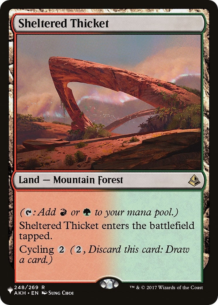 Image for Sheltered Thicket (248) (LIST) - Magic: The Gathering