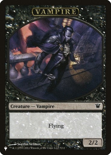 Image for Vampire // Zombie Double-sided Token (5 // 5) - Magic: The Gathering