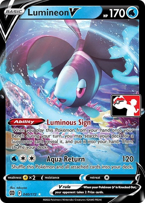 Image for Lumineon V (040/172) - Pokemon