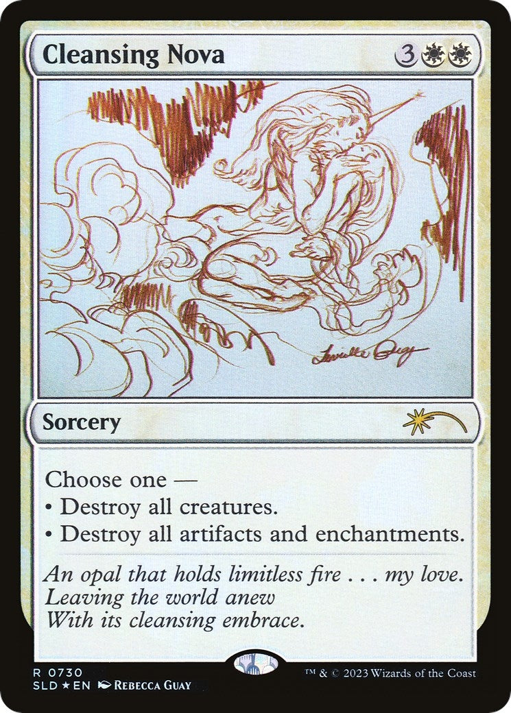 Image for Cleansing Nova (Sketch Showcase) (730) - Magic: The Gathering