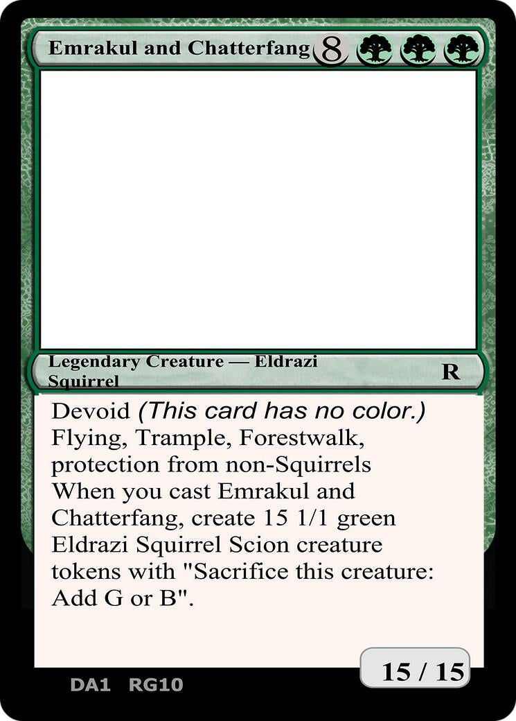 Image for Emrakul and Chatterfang - Magic: The Gathering