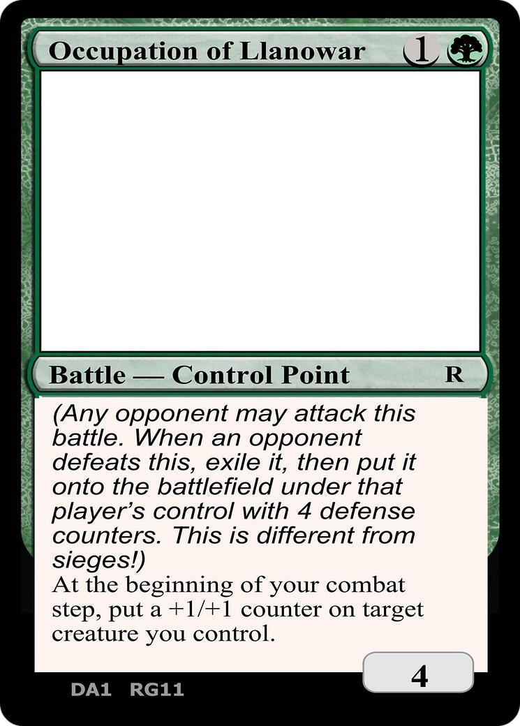 Image for Occupation of Llanowar (UNK) - Magic: The Gathering