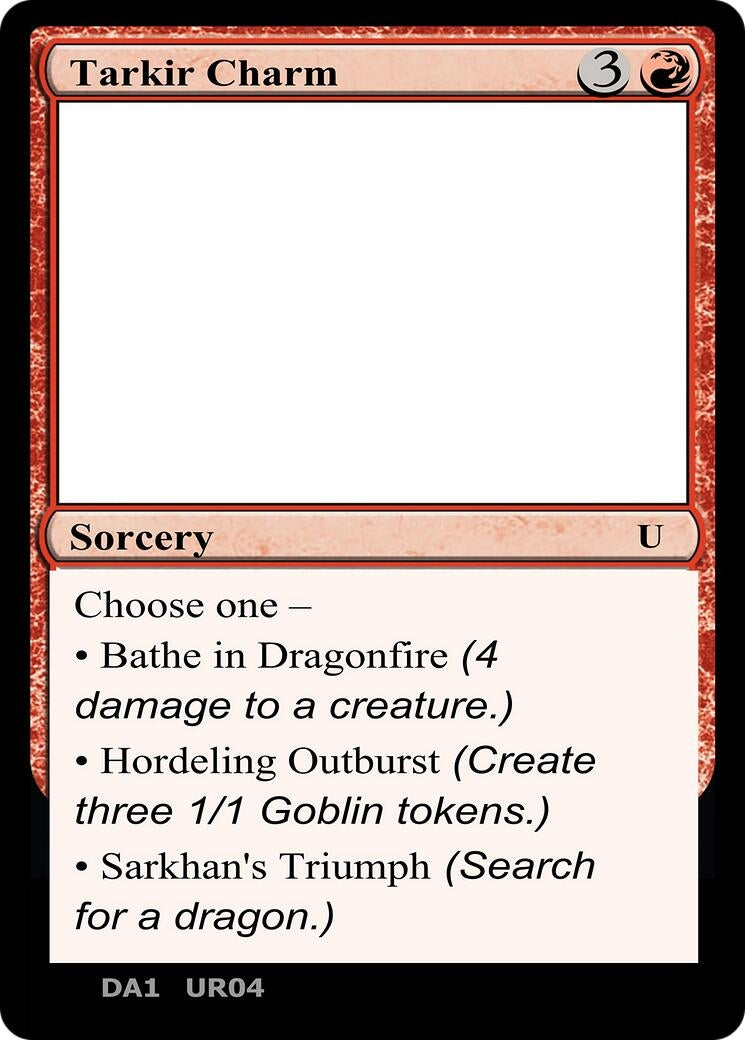 Image for Tarkir Charm (UNK) - Magic: The Gathering