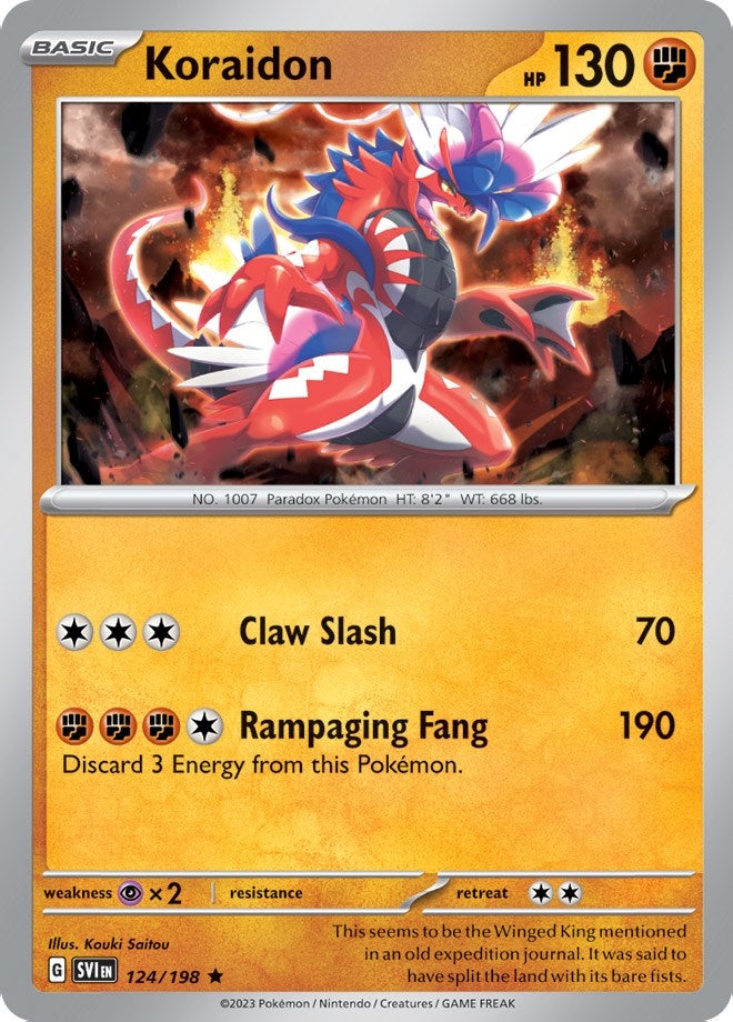 Image for Koraidon (124/198) (PR) - Pokemon