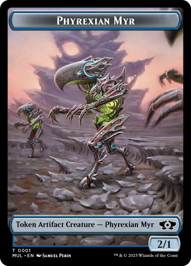 Image for Phyrexian Myr // Phyrexian Hydra (0011) Double-Sided Token (1 // 11) - Magic: The Gathering
