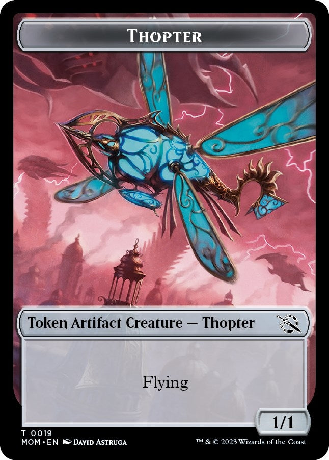 Image for Thopter // Knight (0010) Double-Sided Token (19 // 10) - Magic: The Gathering