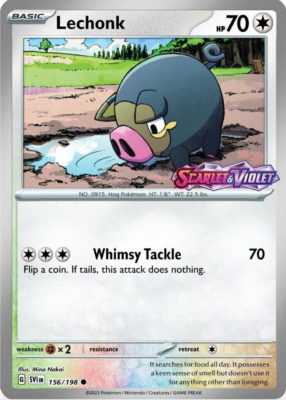 Image for Lechonk - 156/198 (Best Buy Exclusive) (156/198) (MCAP) - Pokemon