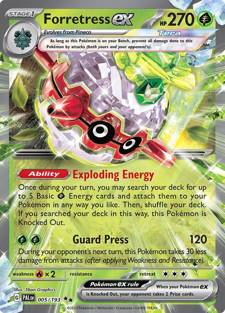 Forretress ex (005/193) (PAL)