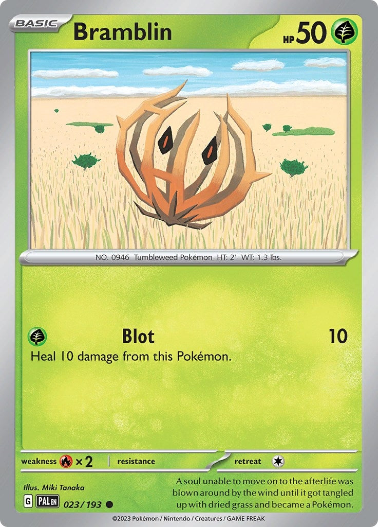 Image for Bramblin (023/193) (PAL) - Pokemon