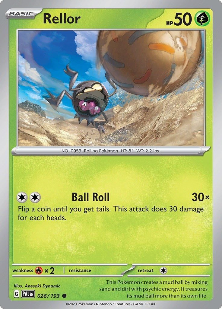 Image for Rellor (026/193) (PAL) - Pokemon