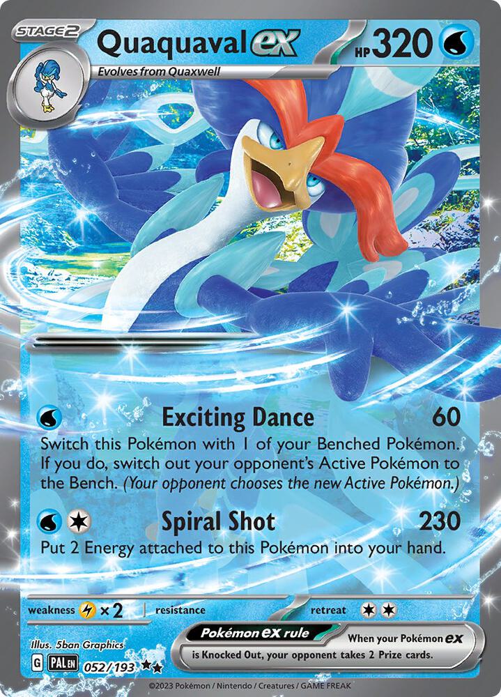 Image for Quaquaval ex (052/193) (PAL) - Pokemon