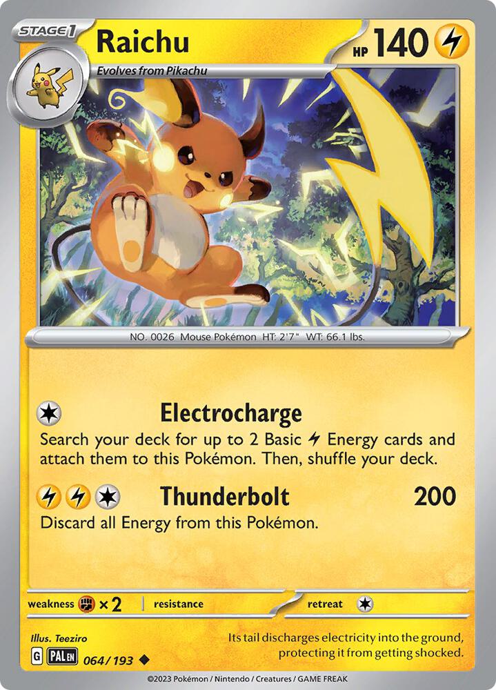Raichu (064/193) (PAL)