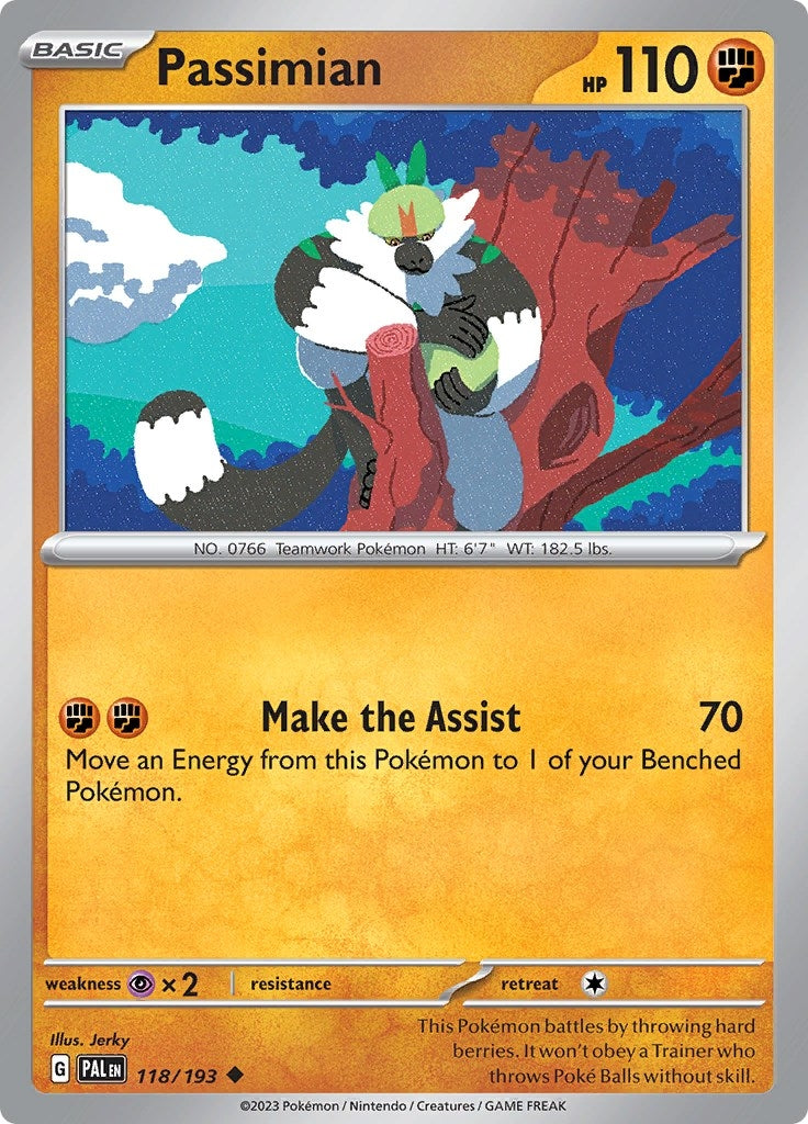Image for Passimian (118/193) (PAL) - Pokemon