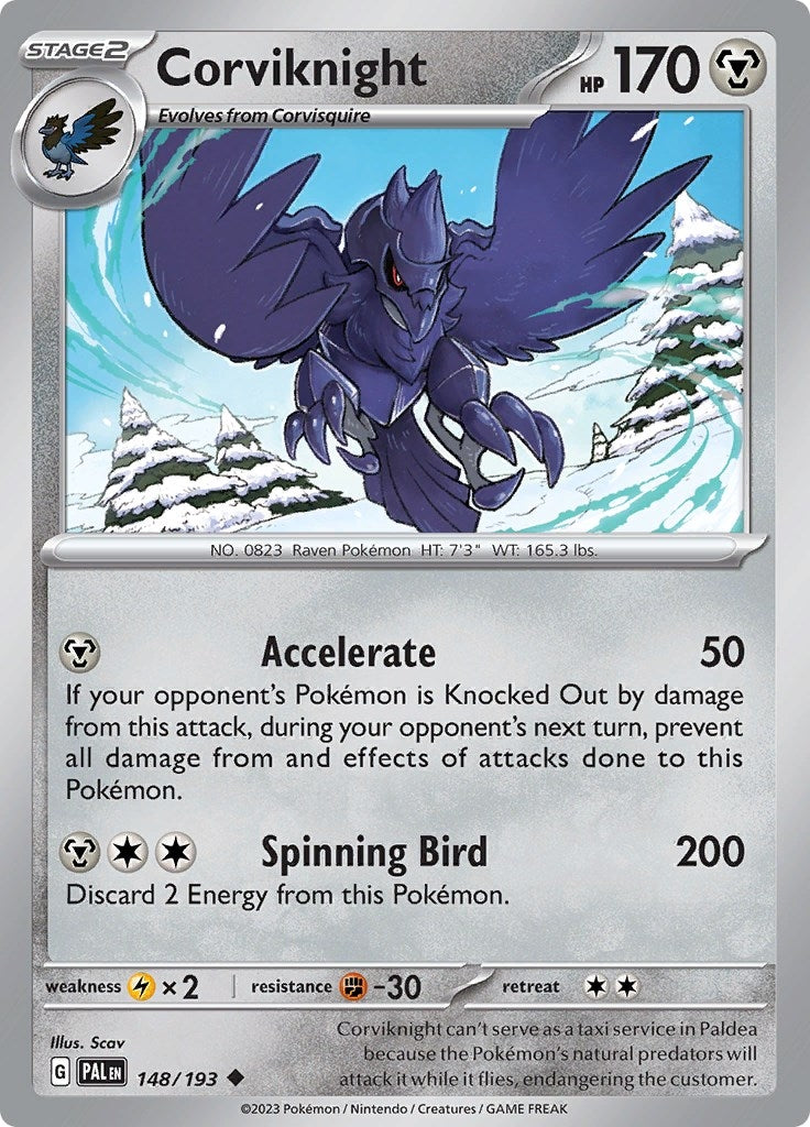 Image for Corviknight (148/193) (PAL) - Pokemon