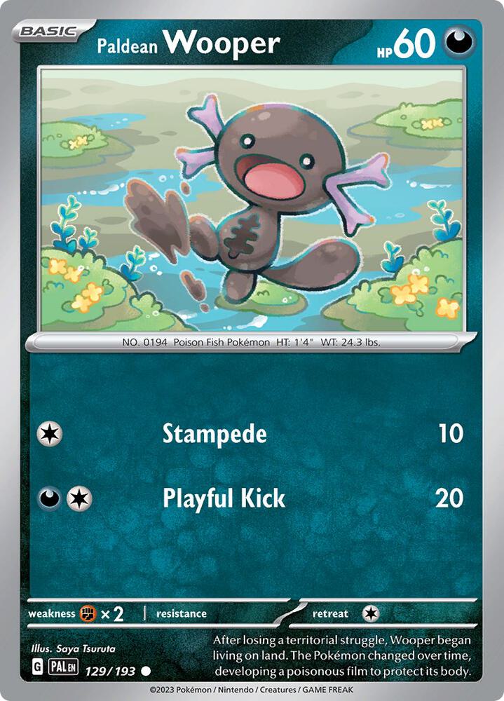 Image for Paldean Wooper (129/193) (PAL) - Pokemon