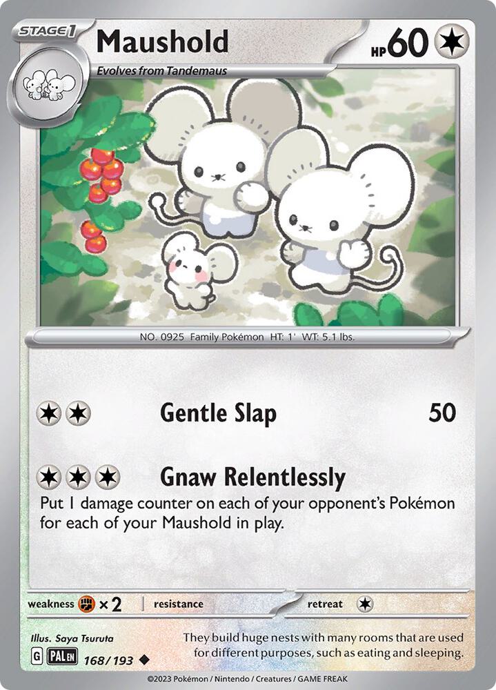 Image for Maushold (168/193) (PAL) - Pokemon