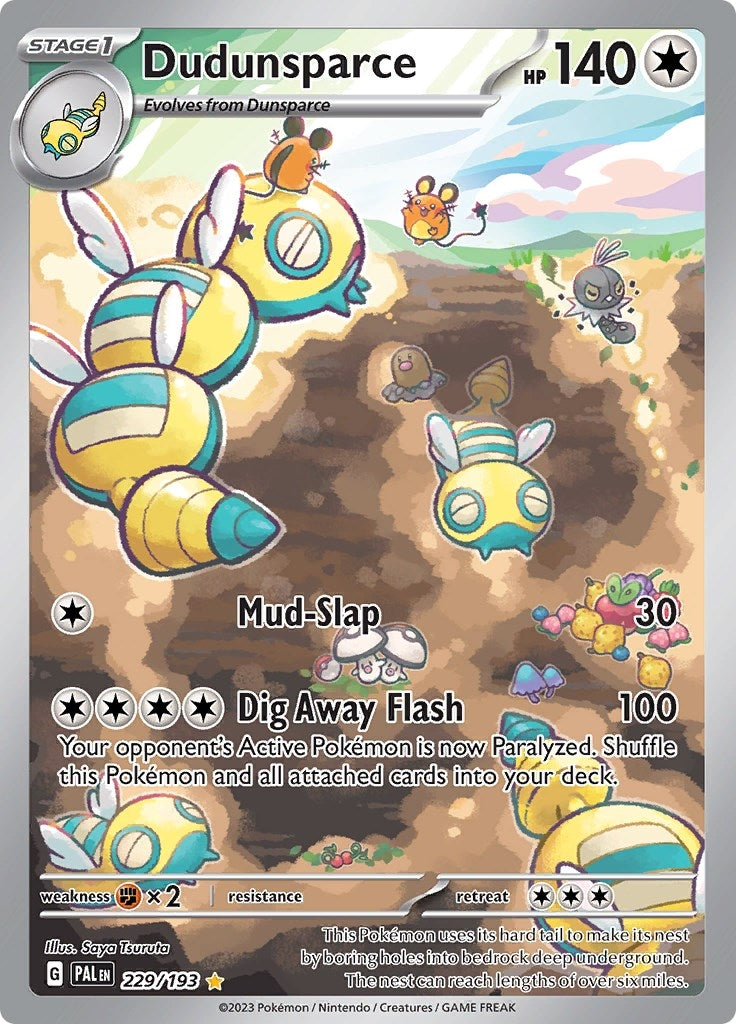 Image for Dudunsparce (229/193) (PAL) - Pokemon