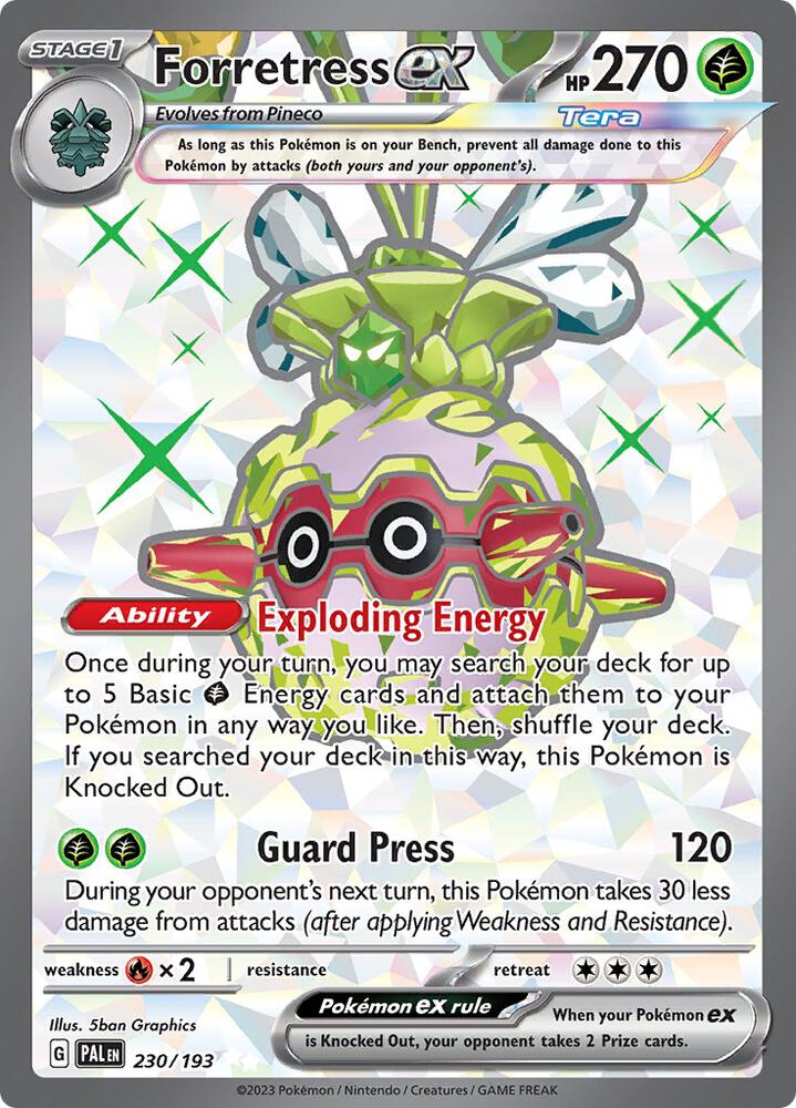 Image for Forretress ex (230/193) (PAL) - Pokemon