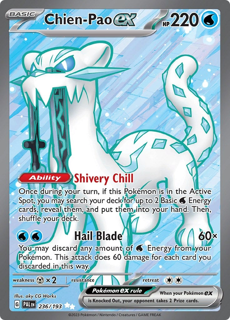 Image for Chien-Pao ex (236/193) (PAL) - Pokemon