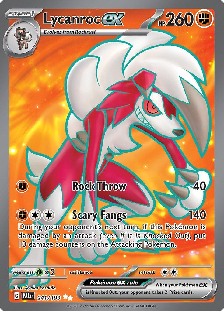 Image for Lycanroc ex (241/193) (PAL) - Pokemon