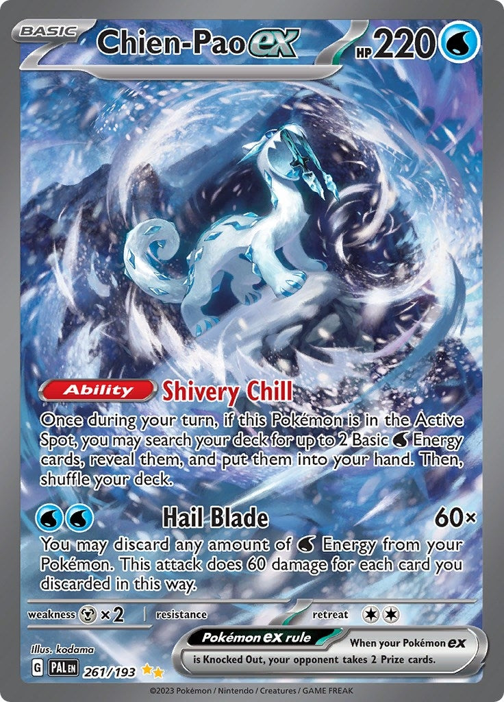 Image for Chien-Pao ex (261/193) (PAL) - Pokemon