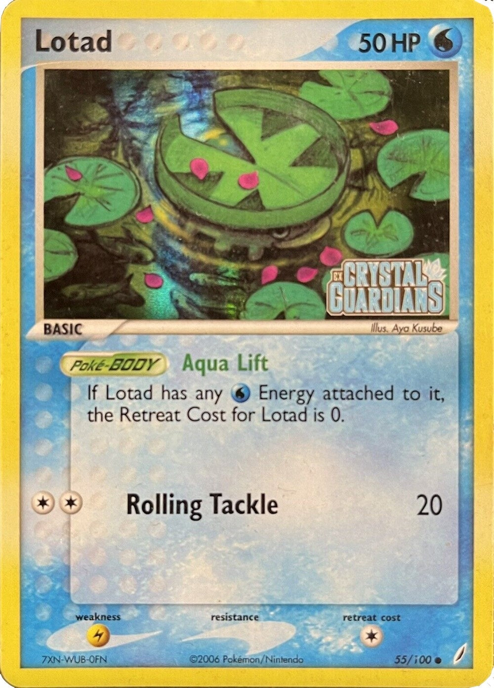 Image for Lotad - 055/100 (EX Crystal Guardians Reverse Holofoil) (55/100) (CG) - Pokemon