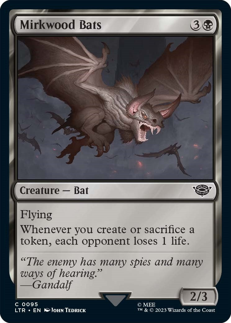 Image for Mirkwood Bats (95) - Magic: The Gathering