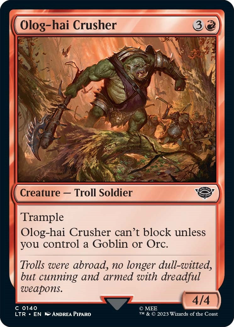 Image for Olog-Hai Crusher (140) - Magic: The Gathering