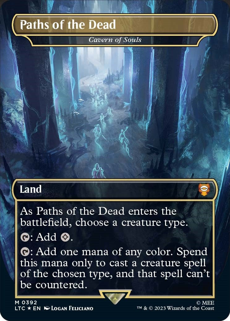 Image for Paths of the Dead - Cavern of Souls (Surge Foil) (392) - Magic: The Gathering
