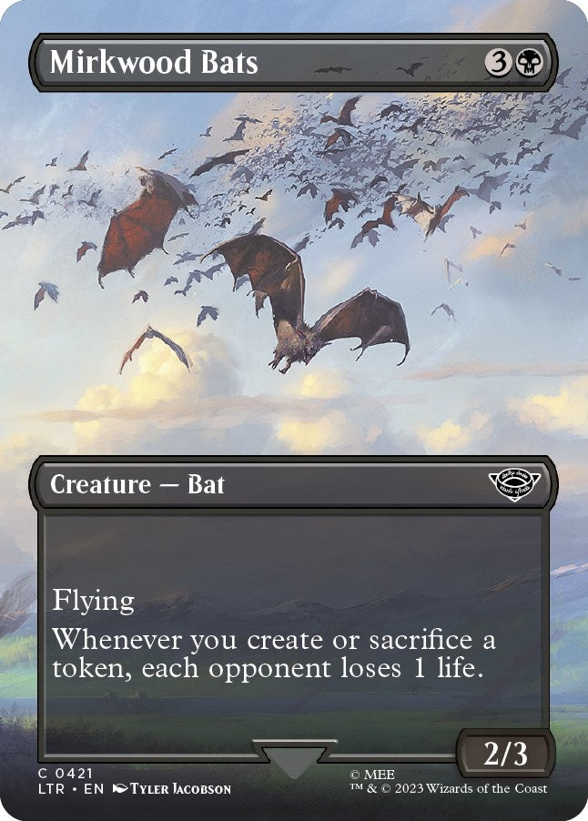 Image for Mirkwood Bats (Borderless) (421) (LTR) - Magic: The Gathering