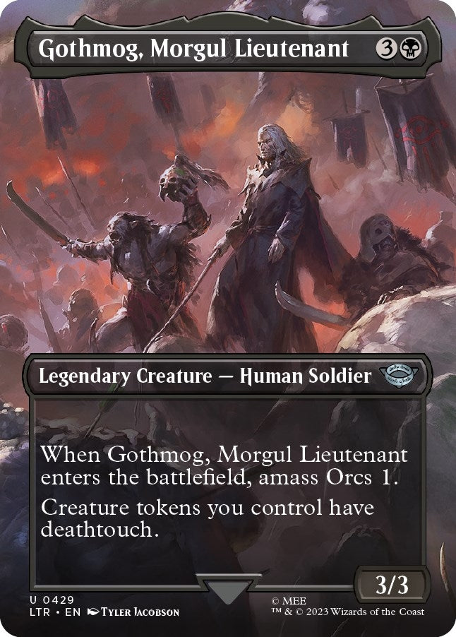 Image for Gothmog, Morgul Lieutenant (Borderless) (429) - Magic: The Gathering