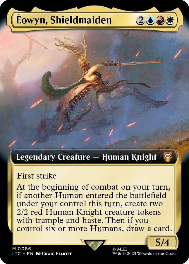 Image for Eowyn, Shieldmaiden (Extended Art) (86) - Magic: The Gathering