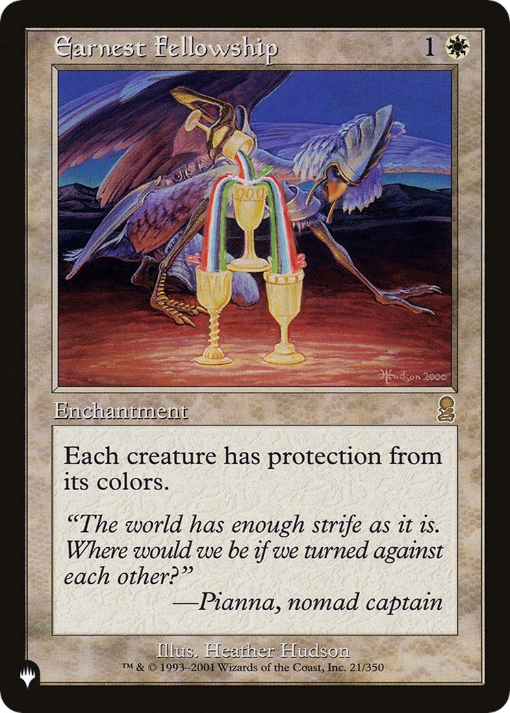 Image for Earnest Fellowship (21/350) (LIST) - Magic: The Gathering