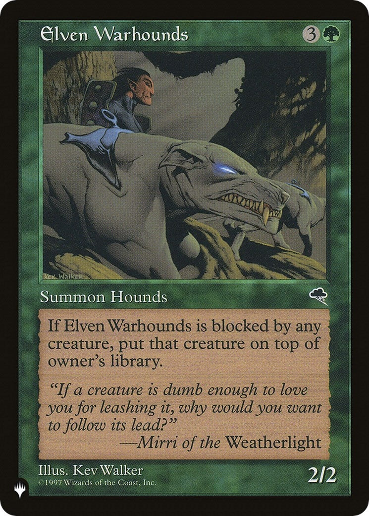 Image for Elven Warhounds (LIST) - Magic: The Gathering