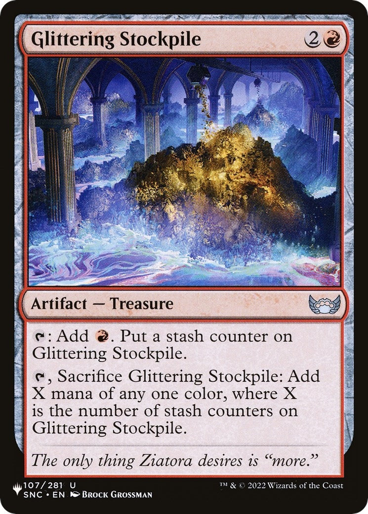 Image for Glittering Stockpile (107/281) (LIST) - Magic: The Gathering