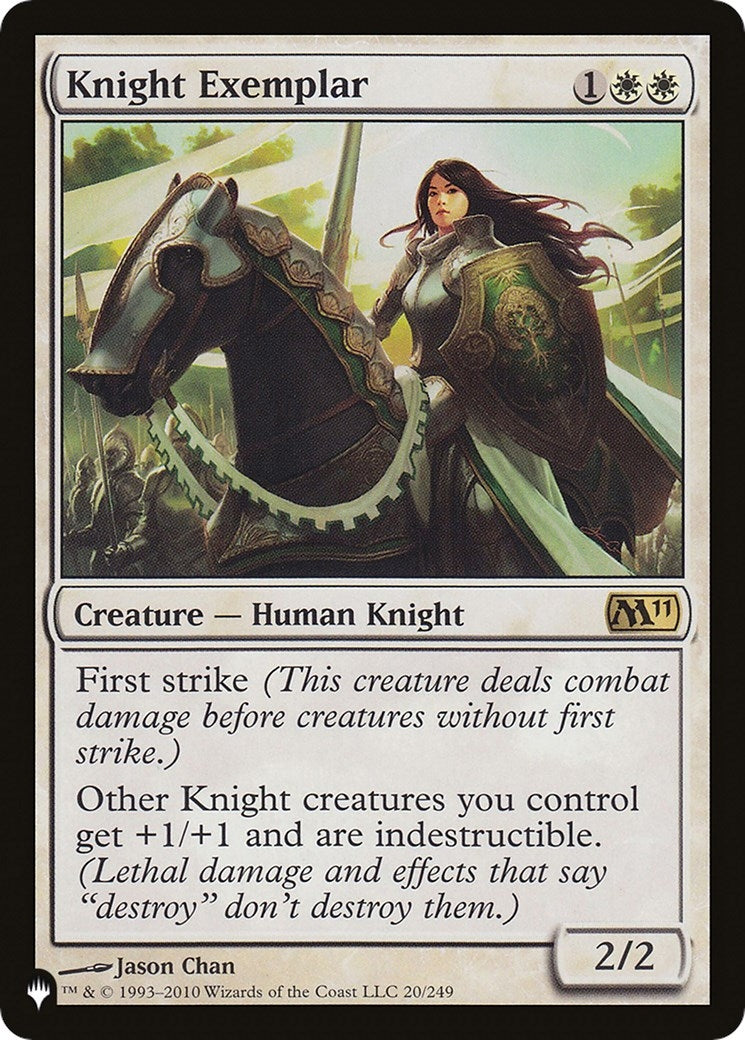 Image for Knight Exemplar (M11) (20/249) (LIST) - Magic: The Gathering