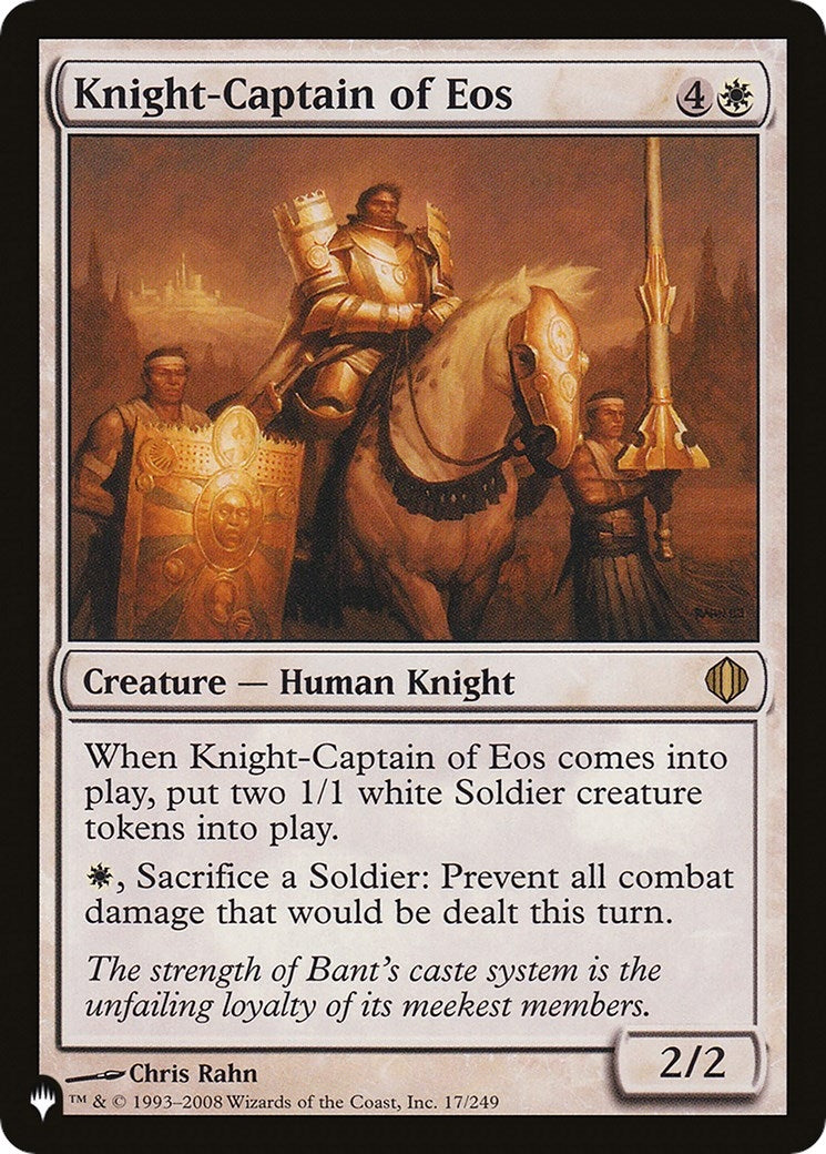 Image for Knight-Captain of Eos (17/249) (LIST) - Magic: The Gathering
