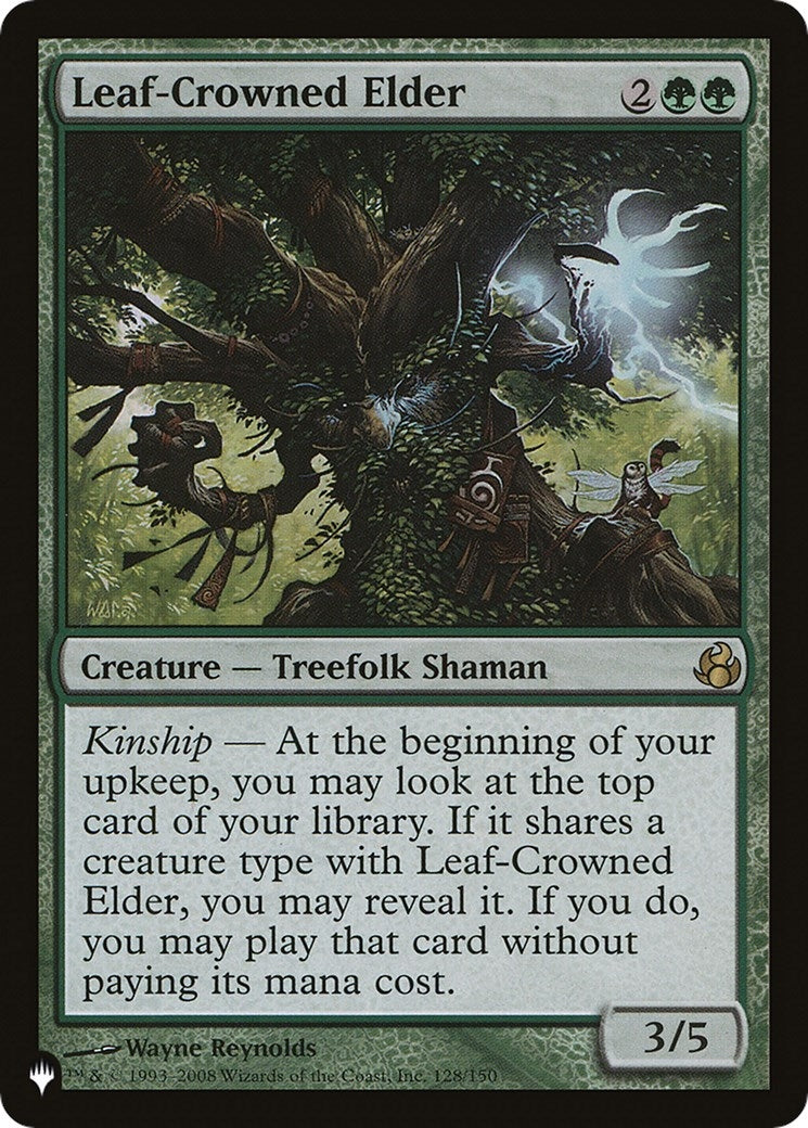 Image for Leaf-Crowned Elder (128/150) (LIST) - Magic: The Gathering