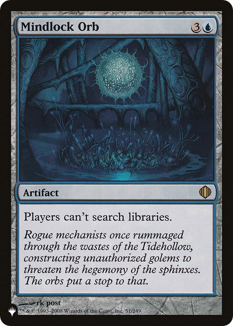 Image for Mindlock Orb (51/249) (LIST) - Magic: The Gathering