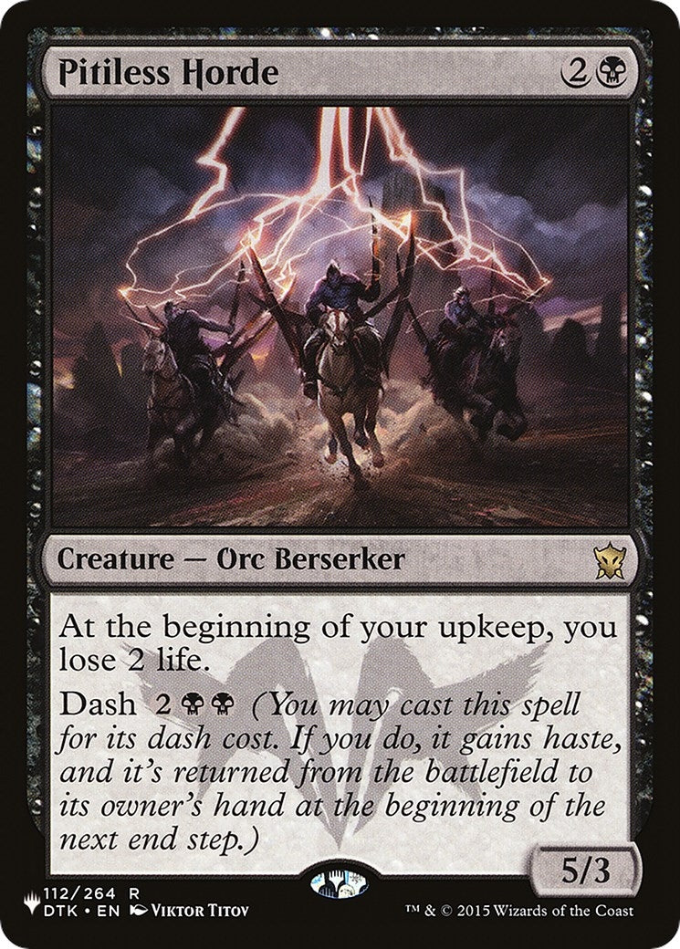Image for Pitiless Horde (112/264) - Magic: The Gathering
