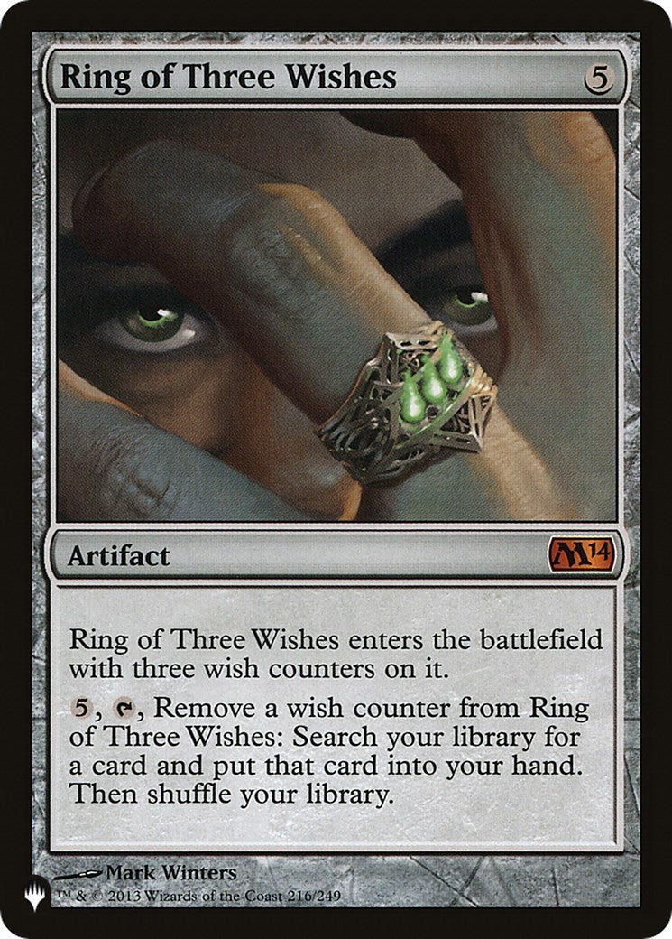 Image for Ring of Three Wishes (216/249) (LIST) - Magic: The Gathering