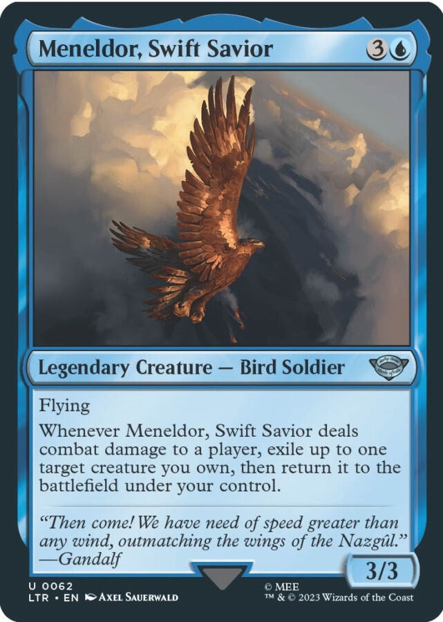 Image for Meneldor, Swift Savior (62) - Magic: The Gathering