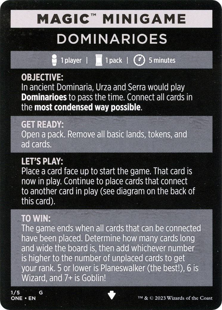 Image for Magic Minigame: Dominarioes (1) - Magic: The Gathering