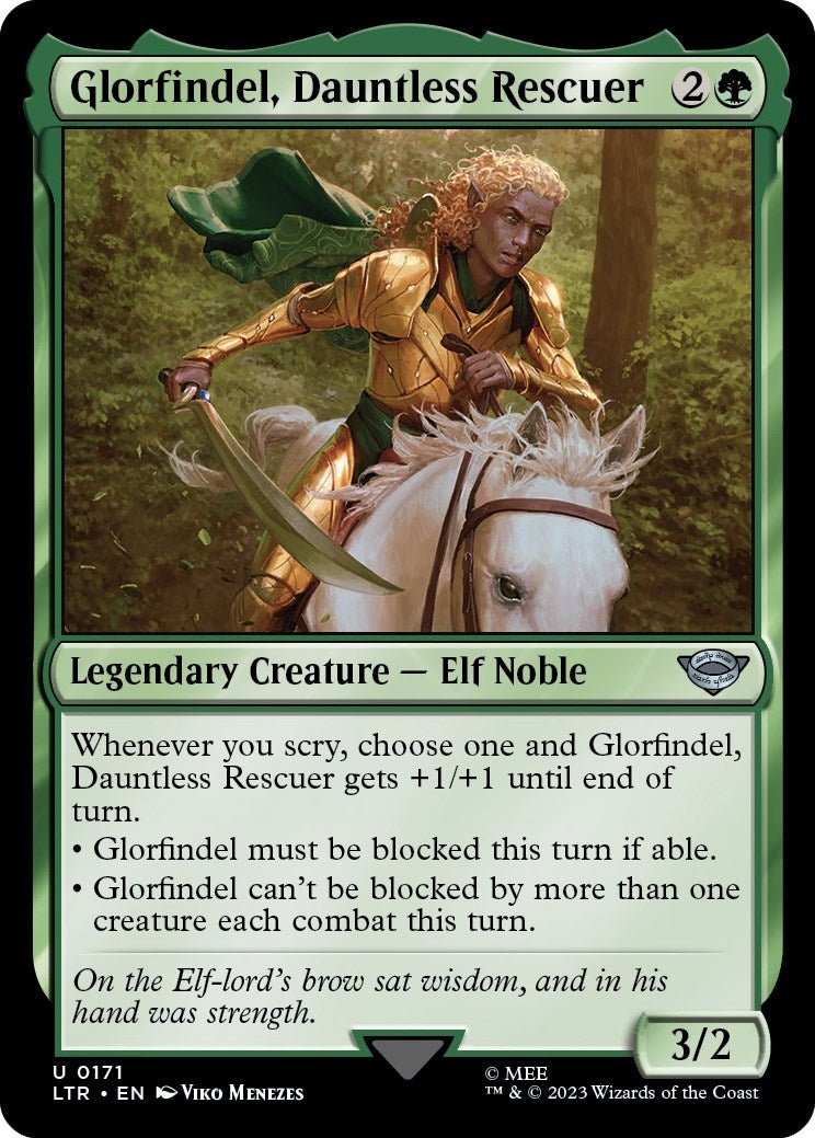 Image for Glorfindel, Dauntless Rescuer (171) - Magic: The Gathering
