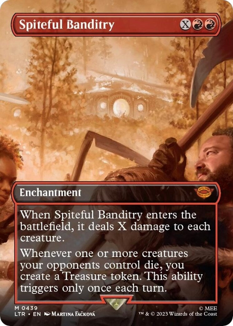 Image for Spiteful Banditry (Borderless) (439) - Magic: The Gathering