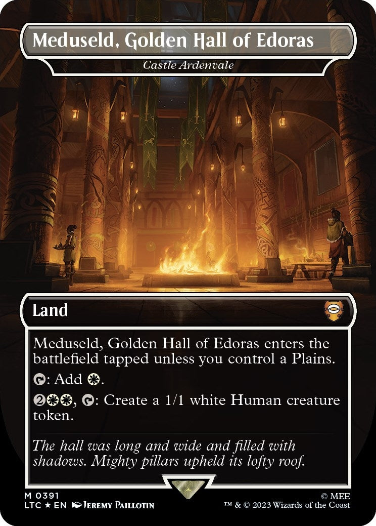 Image for Meduseld, Golden Hall of Edoras - Castle Ardenvale (Surge Foil) (391) - Magic: The Gathering