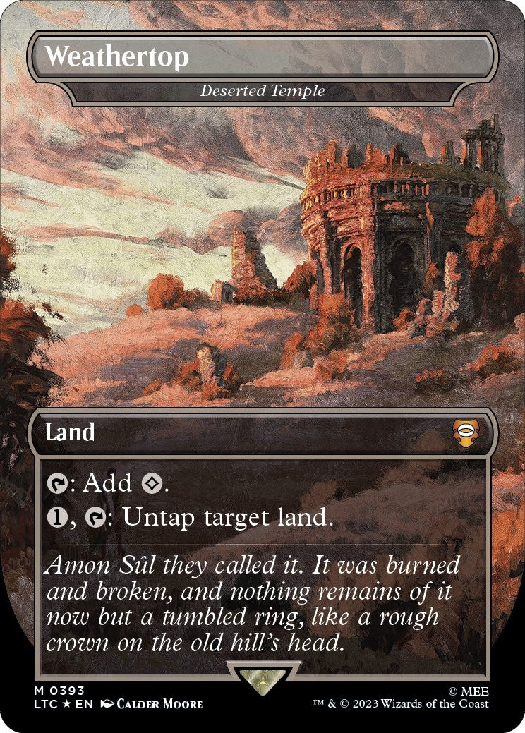Image for Weathertop - Deserted Temple (Surge Foil) (393) - Magic: The Gathering