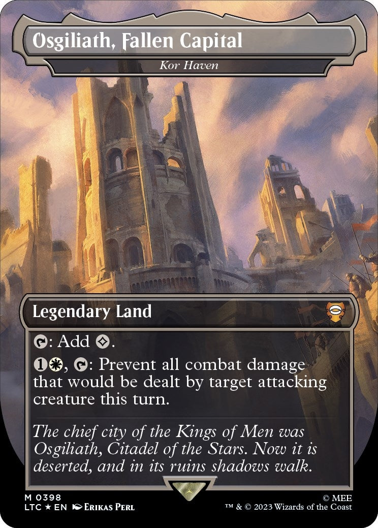 Image for Osgiliath, Fallen Capital - Kor Haven (Surge Foil) (398) - Magic: The Gathering